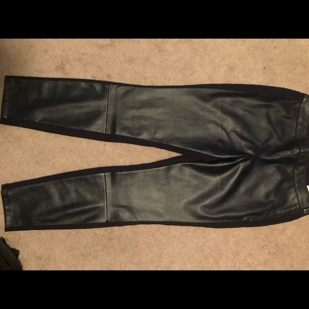 NWT White House Black Market Faux Leather Leggings